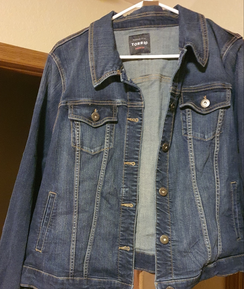 Torrid denim jacket 3x